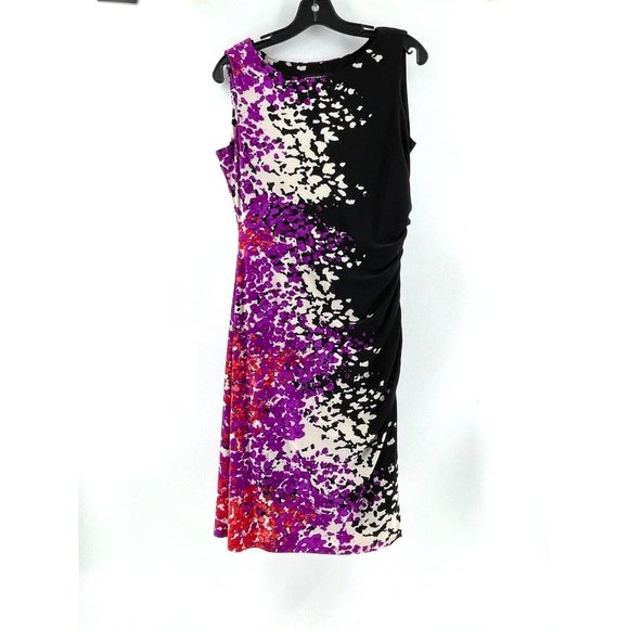Jones New York Dresses & Skirts - Jones New York Women's Black Sleeveless Color Splash Party Cocktail Dress Sz 6